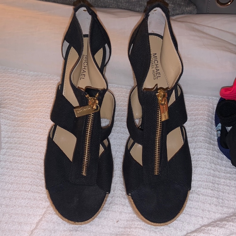 Michael Kors Berkley Wedge Sandals